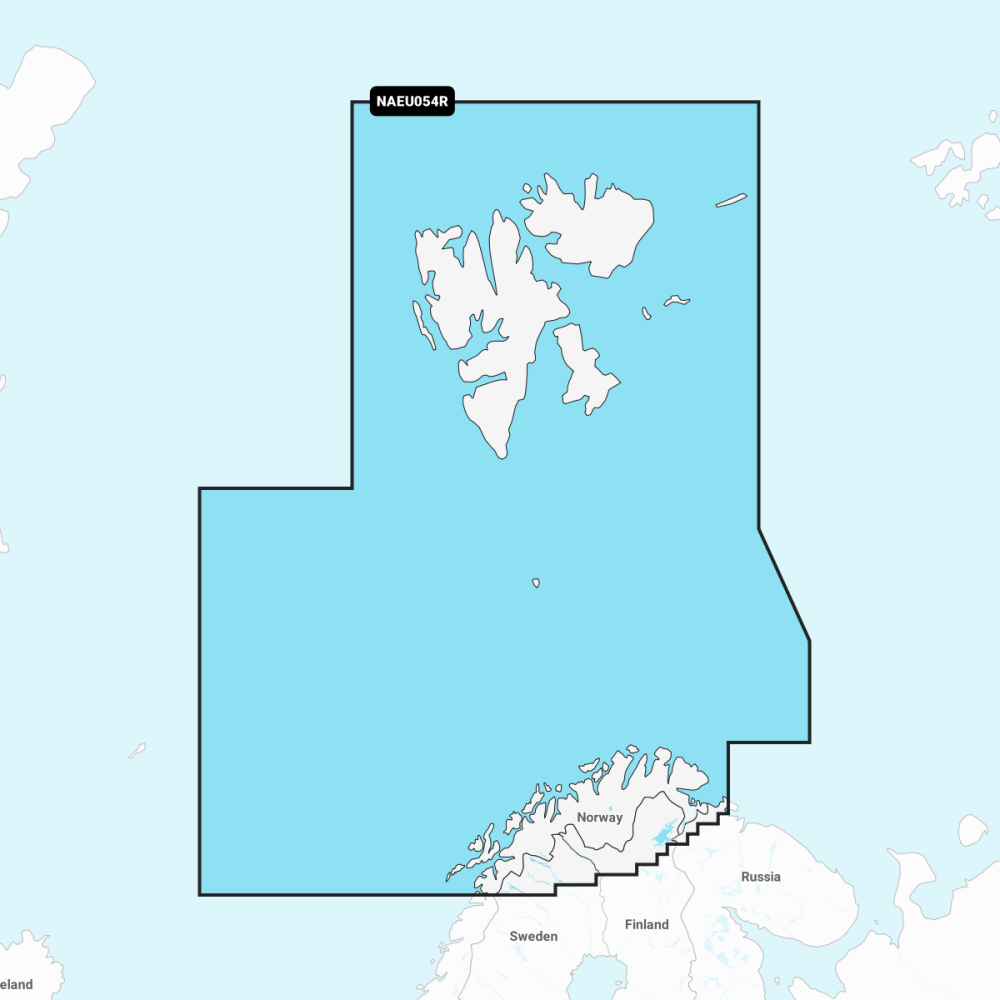 Navionics+ Regular Chart: EU054R -  Norway  Vestfjorden to Svalbard