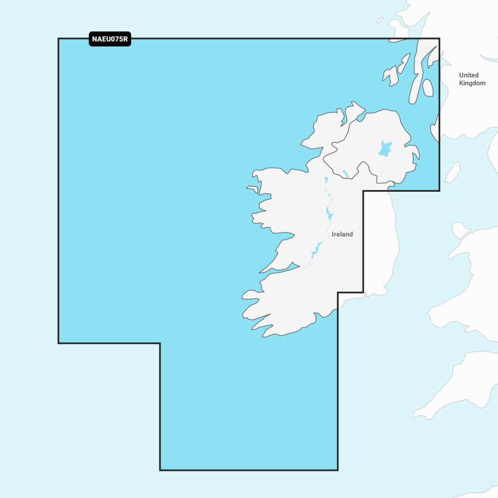 Navionics+ Regular Chart: EU075R -  Ireland West Coast
