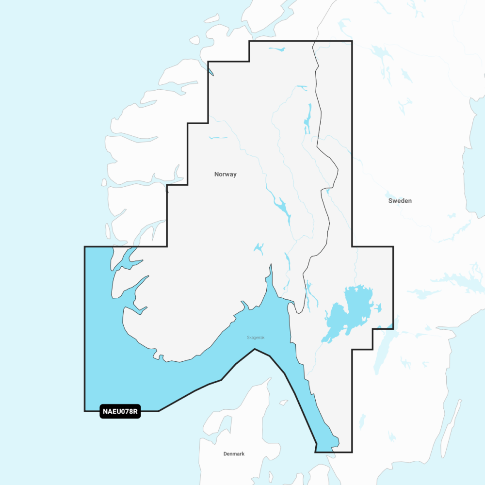 Navionics+ Regular Chart: EU078R - Oslo  Skagerrak & Haugesund