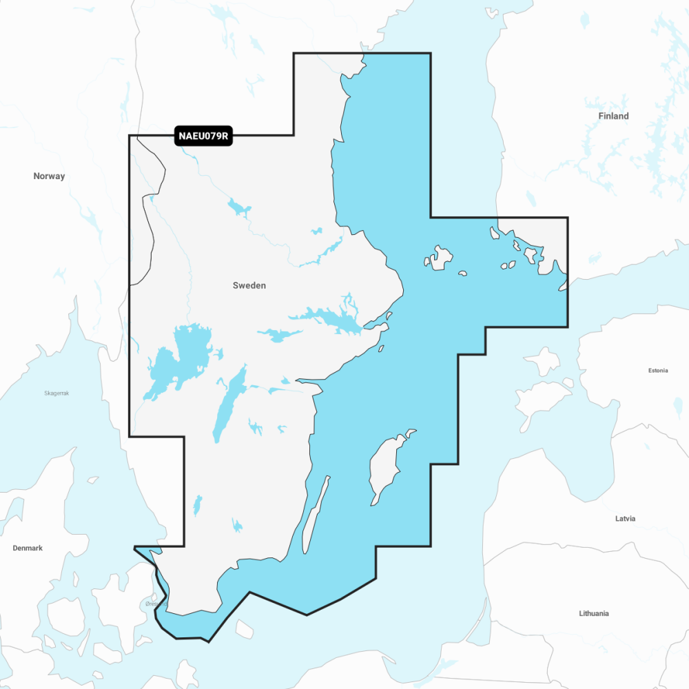 Navionics+ Regular Chart: EU079R -  Sweden  Southeast