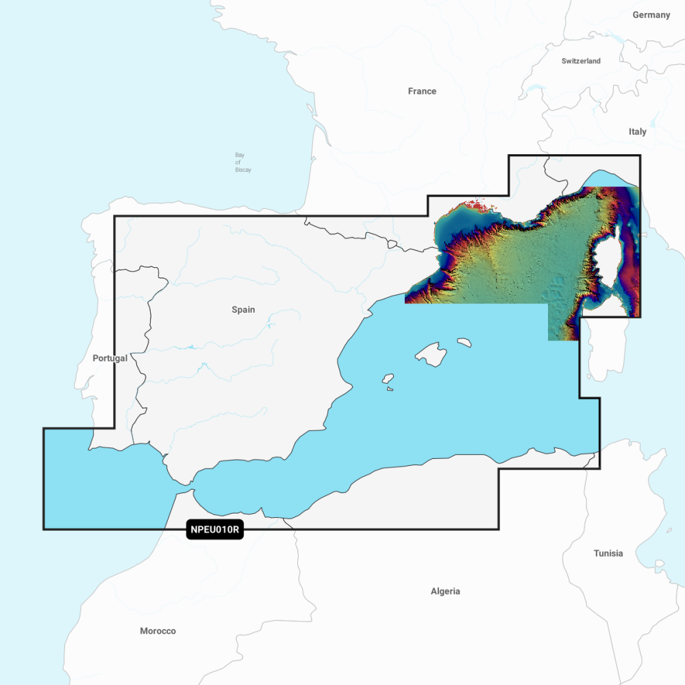 Navionics Platinum+ Regular Chart: EU010R -  Spain  Med Coast