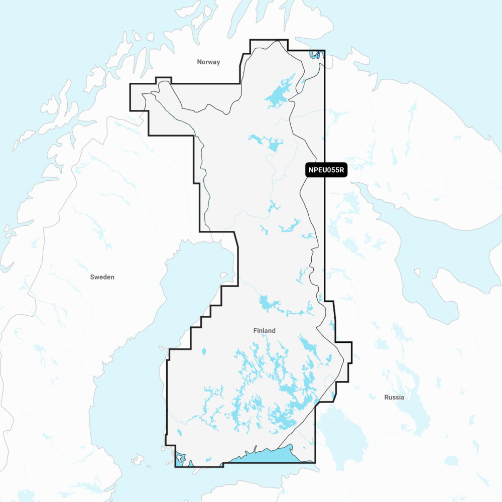 Navionics Platinum+ Regular Chart: EU055R -  Finland  Lakes & Rivers