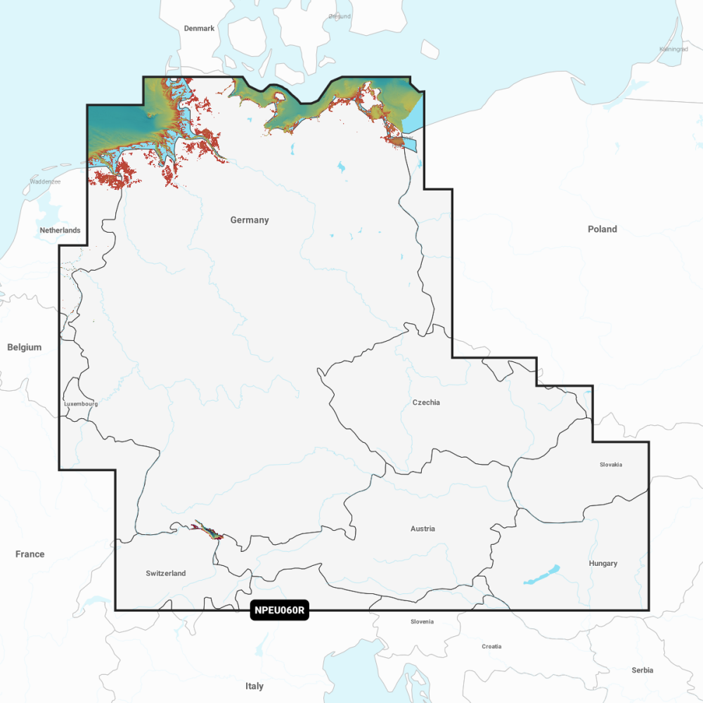 Navionics Platinum+ Regular Chart: EU060R -  Germany  Lakes & Rivers