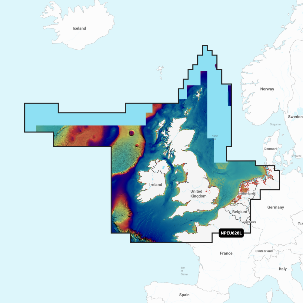 Navionics Platinum+ Large Chart: EU628L -  UK  Ireland & Holland