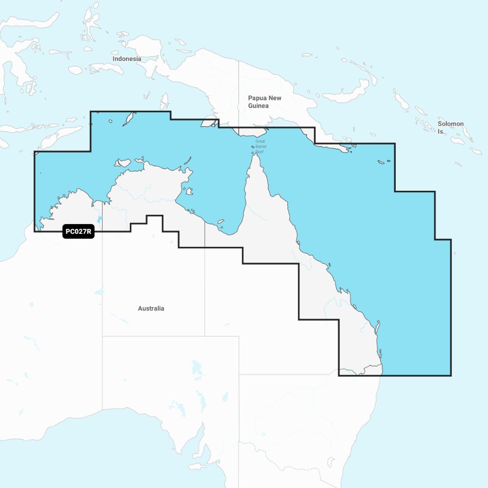 Garmin Navionics + Chart: PC027R - Australia  Northeast