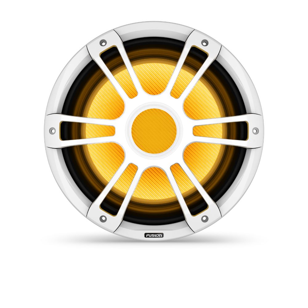 Fusion SG-SL123SPW 12" 3i CRGBW LED Subwoofer 1400W - Sports White