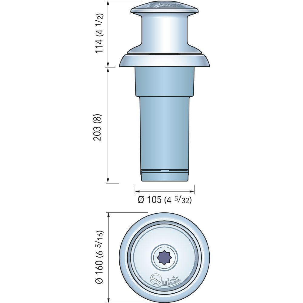Quick Totem TM3 Series Capstan Winches