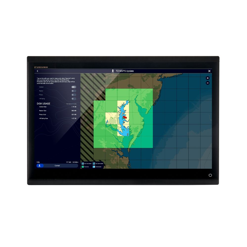 Furuno TZT22X 22" Multi Touch Multi Function Display