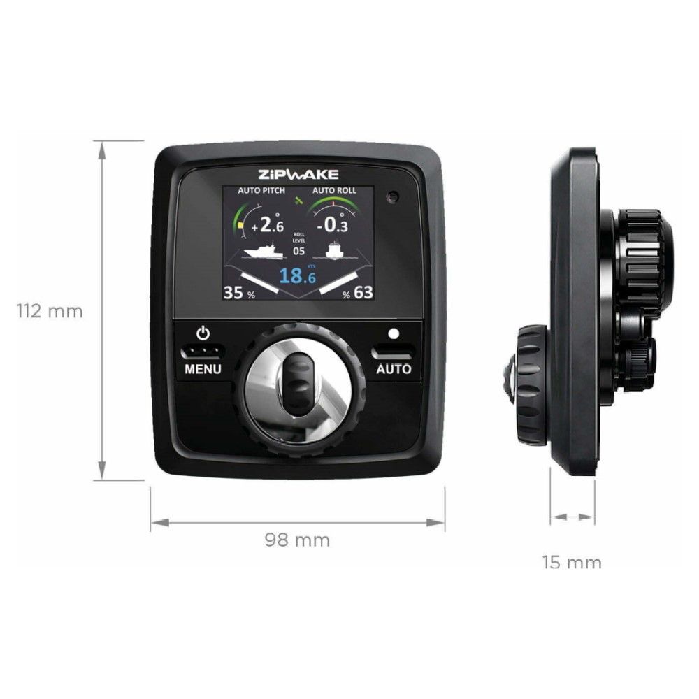 Zipwake Series S Control Panel with 7m Cable